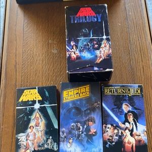VHS Star Wars trilogy set